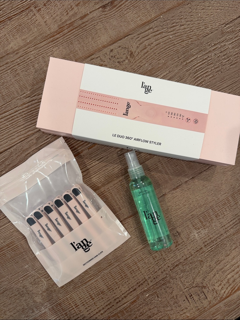 L’ange LE DUO 360° Airflow Styler - Blush Pink